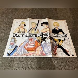 Shonen Jump Magazine One Piece Poster 3rd Log Japan Exclusive Anime Manga Toei
